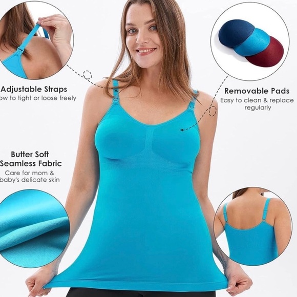 NWOT Hofish Breastfeeding/Nursing Supportive Clip-down Camisole - Picture 10 of 10